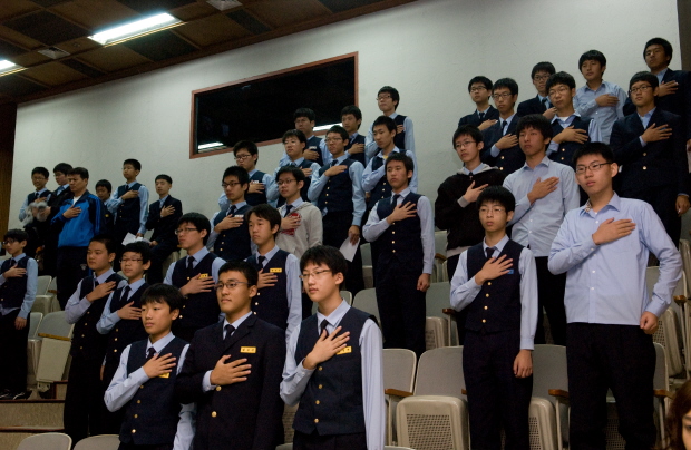 동인천중학교 학생 의회 방청 사진