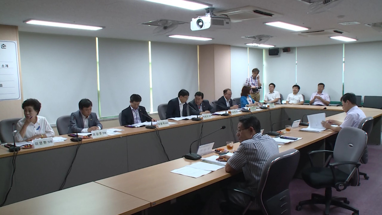 인천시교육위원회 교육현장 업무보고 청취 사진