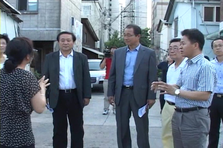 괭이 마을 희망 일터 및 만석동 쪽방밀집지역 현장 방문 사진