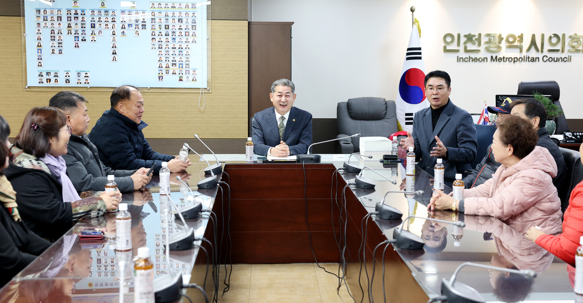 인천시의회 정해권 의장, 연수구 자율방범연합대 접견 이미지 3