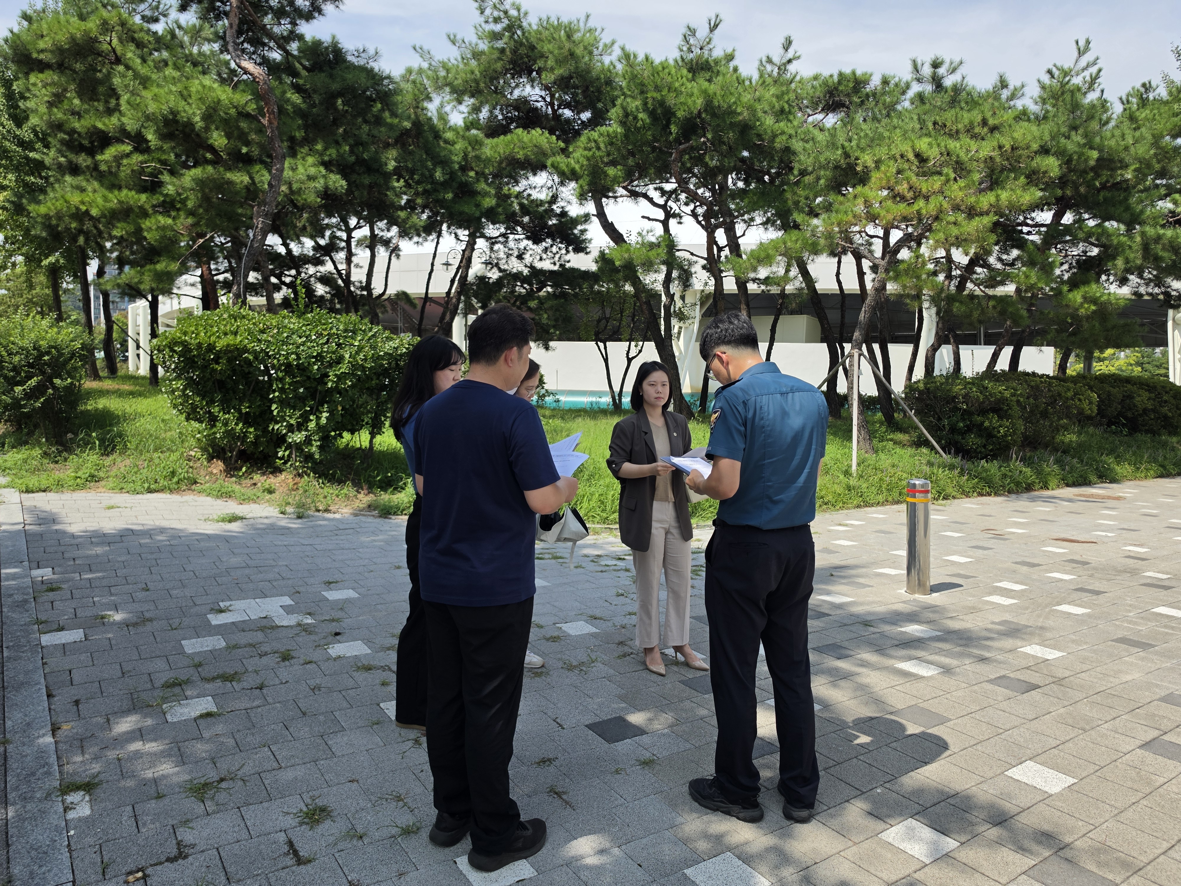 인천시의회 정보현 의원, 자율방범대 초소 설치를 위한 현장 방문 이미지 2