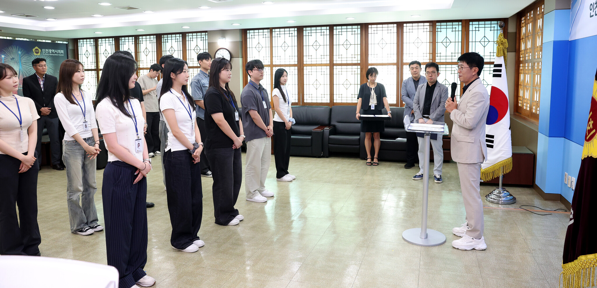 인천시의회, 제7기 대학생 인턴십 수료식 개최 이미지 3
