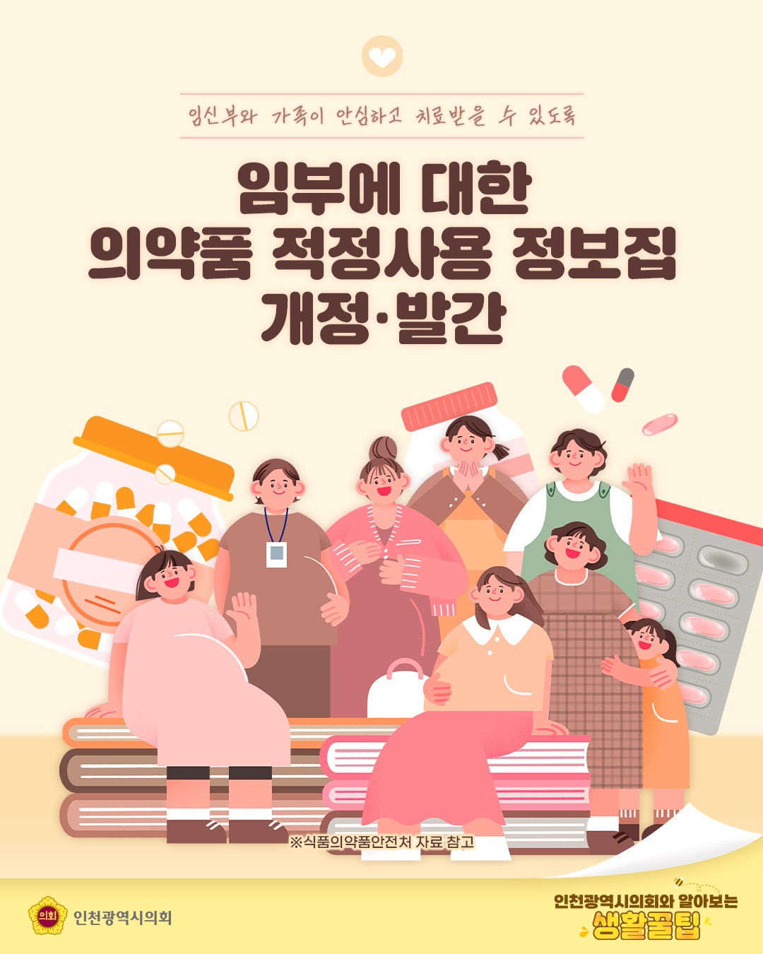 (생활꿀팁) 임부를 위한 의약품 적정사용 정보집 안내 대표 사진