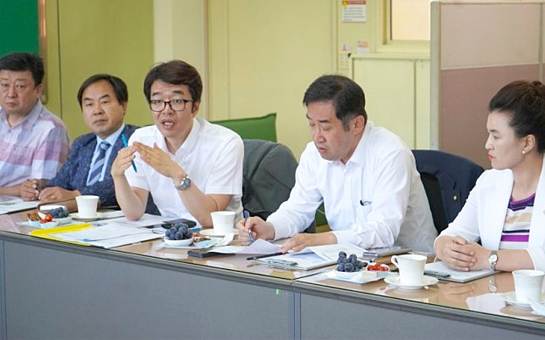 소래초등학교 회의 사진