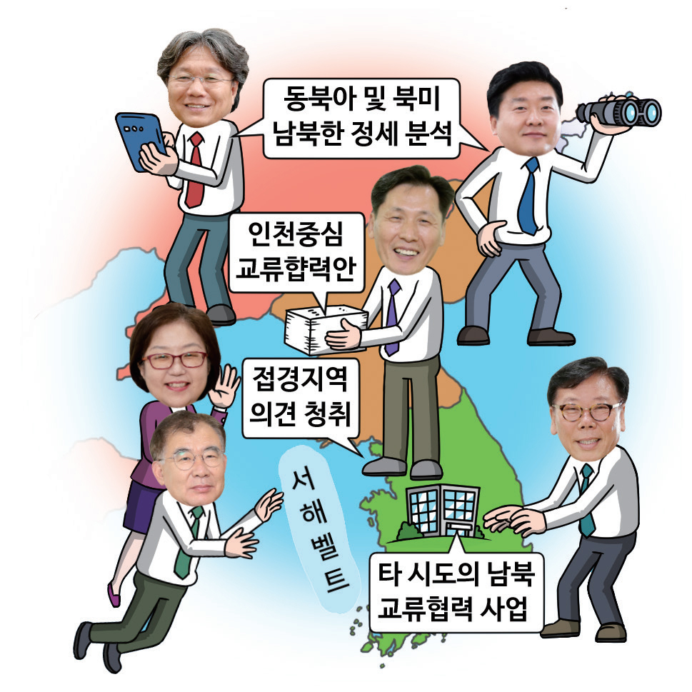 조성혜(대표), 손민호, 민경서, 노태손, 남궁형, 이병래 의원 사진