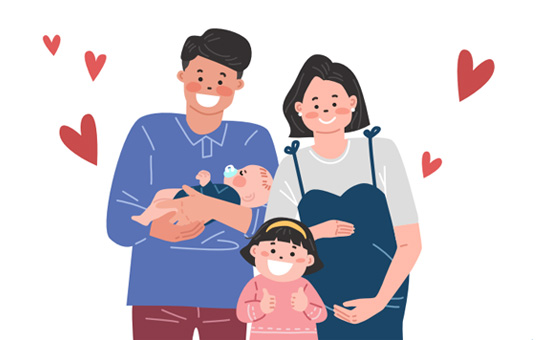 아이사랑꿈터 설치 및 운영  상징 일러스트