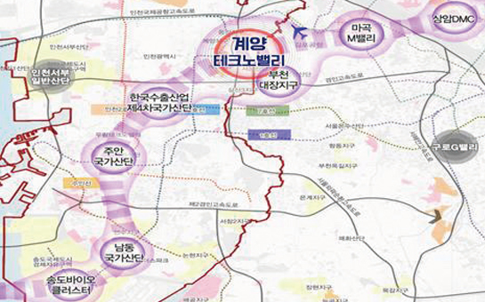 계양테크노밸리 위치도