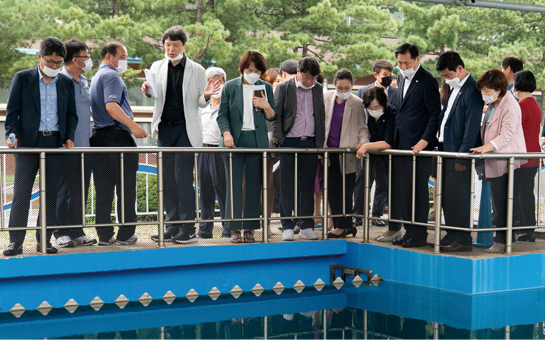 수돗물 안전성 점검 사진