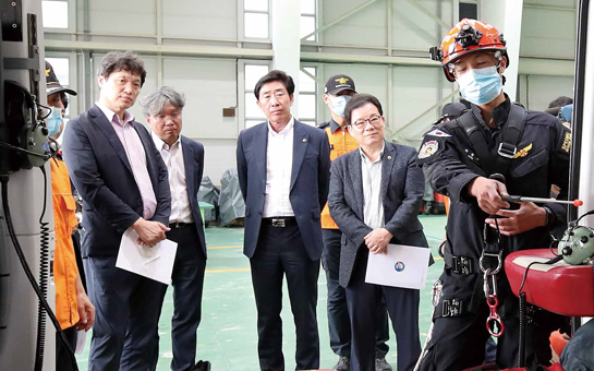 119 인천소방특수구조단 현장방문