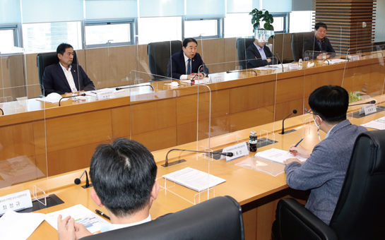 골프장 고용 승계·세브란스병원 건립 등 송도 현장 점검 사진