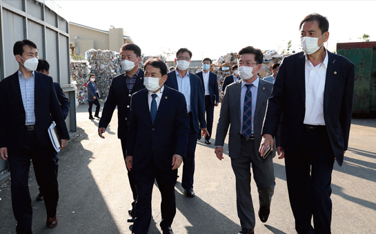 골프장 고용 승계·세브란스병원 건립 등 송도 현장 점검 사진