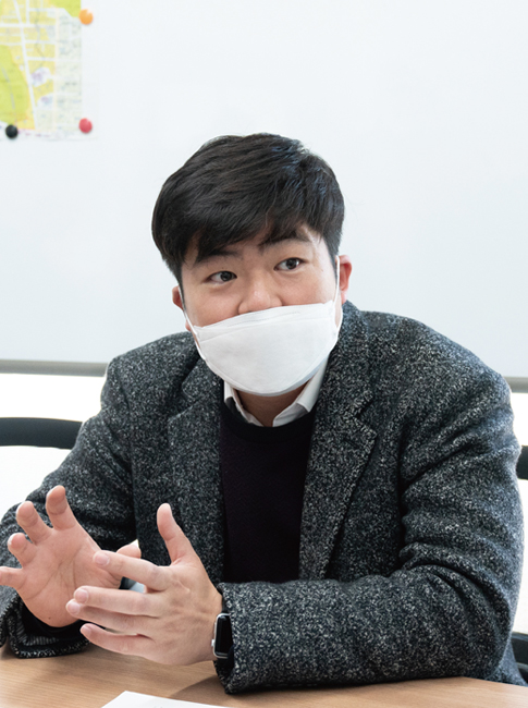 안골마을을 제대로 된 도시재생으로 안착시키고자하는 유세움 의원