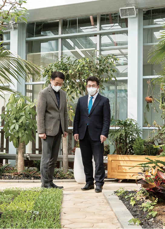 농업기술센터 정원 사진