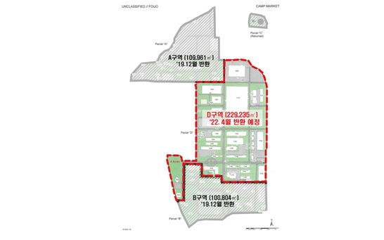 캠프마켓 반환구역도