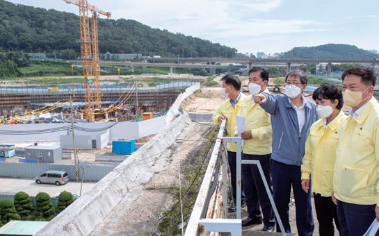 용현·학익 1블록 도시개발사업 현장방문 사진3