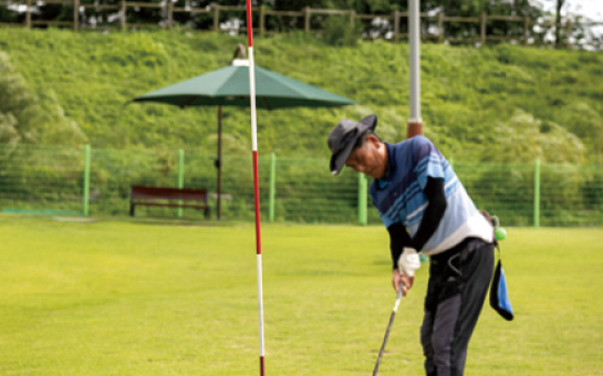 공촌유수지 파크골프장 사진