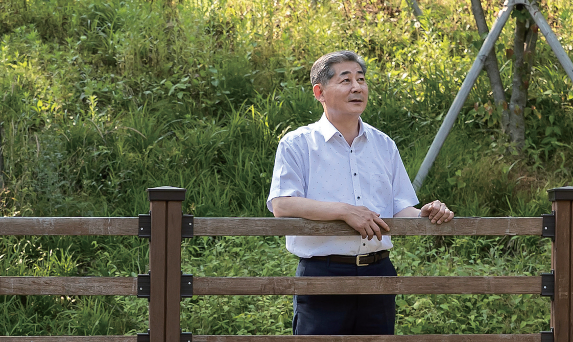 정해권의원과 청솔공원 사진