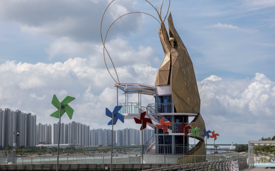 새우타워 전망대 사진