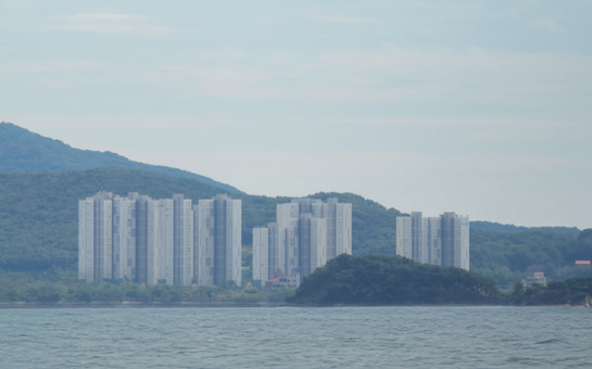 강화에서 바라본 영종 사진