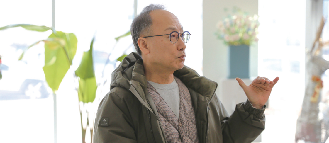 길사모 회장 인터뷰 현장