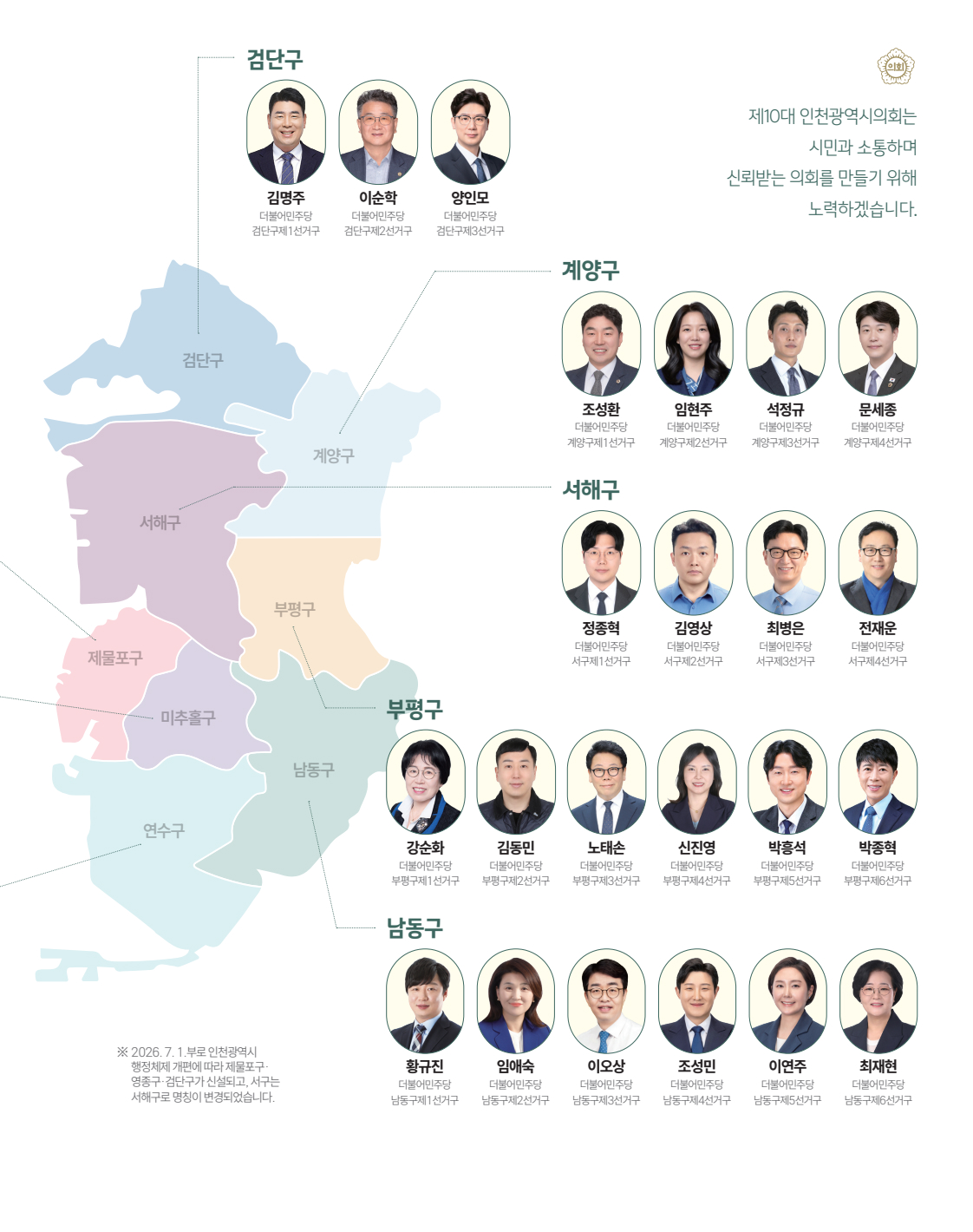 제9대 인천광역시의회 4년의 성과