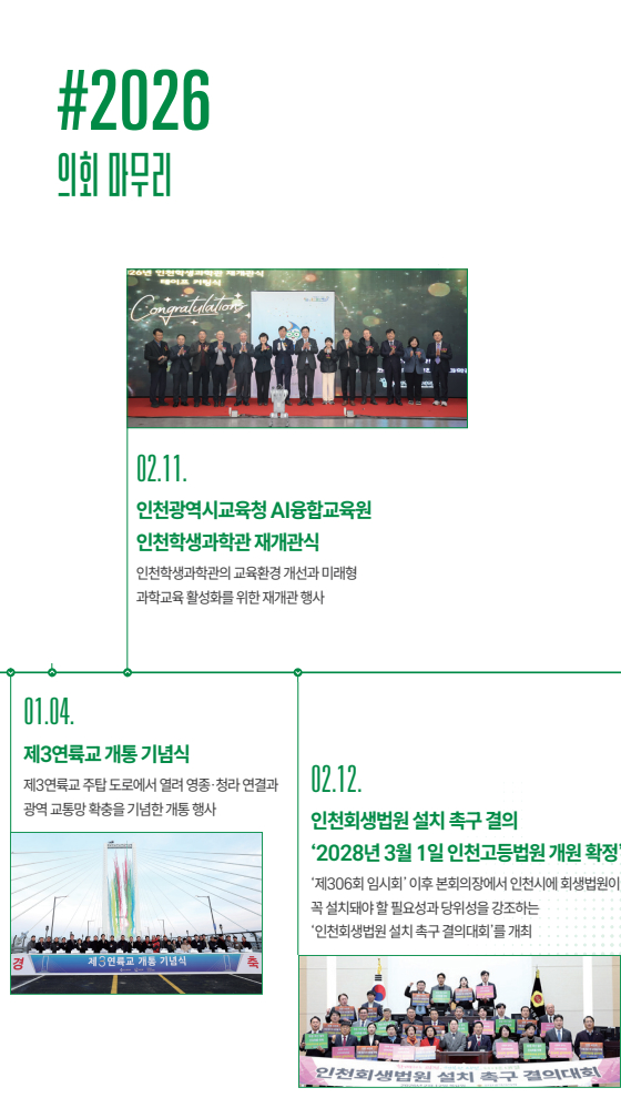 제9대 인천광역시의회 4년의 성과
